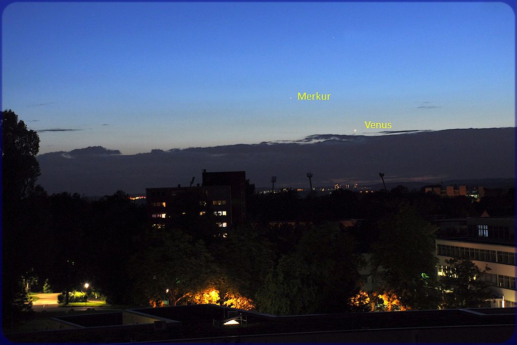 Venus und Merkur ber Reutlingen
